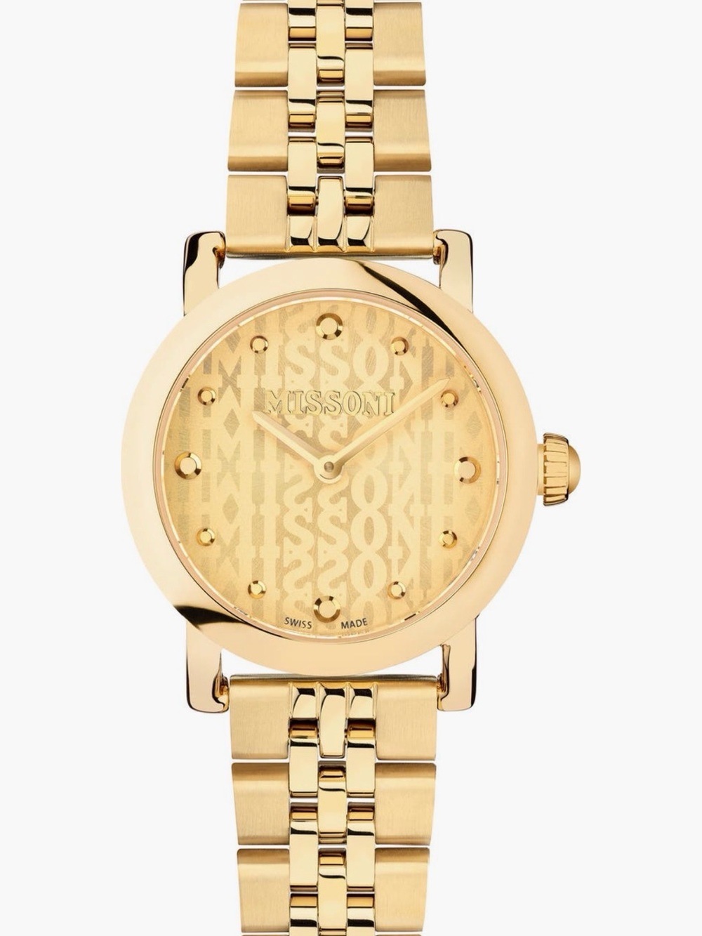 Missoni Gold-Tone Women's Bracelet Watch with Textured Dial - Picture 2 of 4